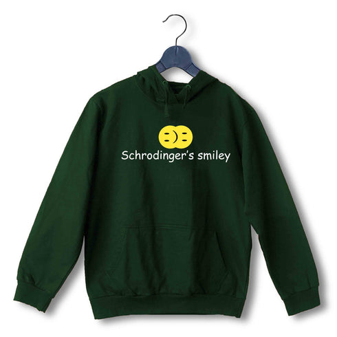 Nerd Physics SCHRODINGER'S SMILEY UNISEX HOODIE Sweatshirts
